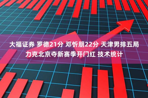 大福证券 罗德21分 邓忻朋22分 天津男排五局力克北京夺新赛季开门红 技术统计