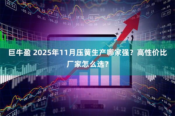 巨牛盈 2025年11月压簧生产哪家强？高性价比厂家怎么选？